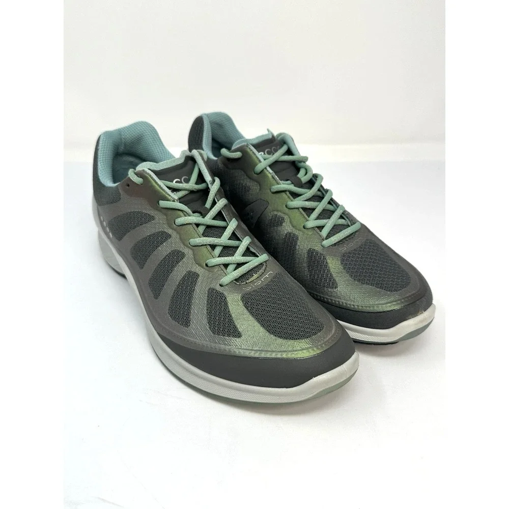ECCO Biom Fjuel Racer Womens Size 38 US 7-7.5 Gray Athletic Sneakers Shoes